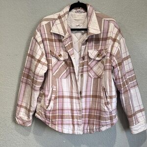AEROPOSTALE Plaid Shacket